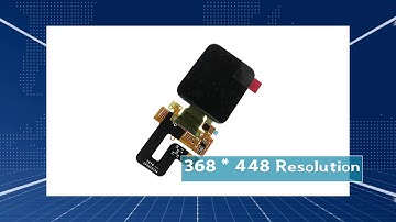 1.78 inch 368*448 Square IPS OLED display QSPI Interface AMOLED Display Watch Capacitive Touch Panel