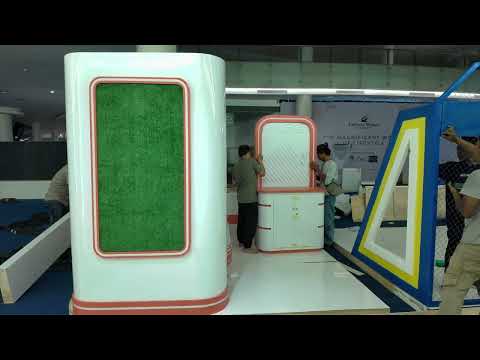Another project delivered. AQUVIVA Booth at ISOplus Racepack Collection - Ciputra World Surabaya