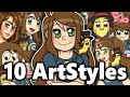 10 Art Styles Challenge