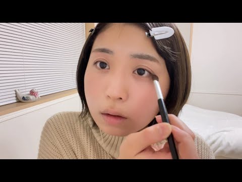 【Makeup】すっぴんからのメイクをする音【ASMR】