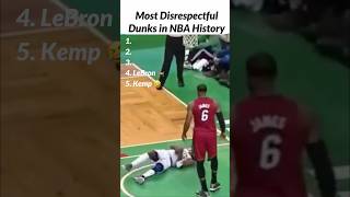 Top 5 Most Disrespectful Dunks in NBA History #nba #dunk @itsPlayWave