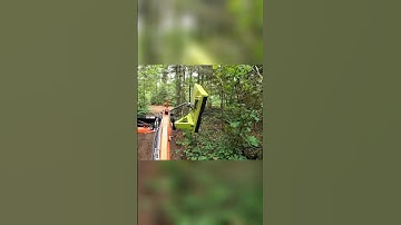 The LS4 brush cutter in action!  Sandy clears his trails all from the comfort of his tractor seat 🚜