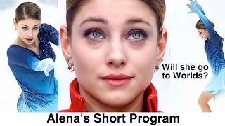 Alena Kostornaia in tears after the short program - Russian Cup Final 2021 Алена Косторная