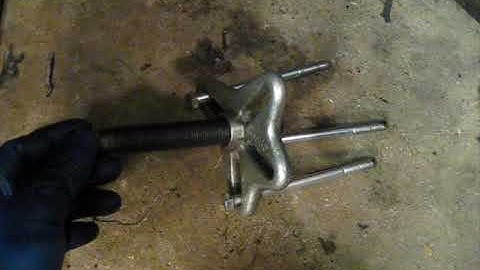 Removing an atv flywheel without special pullers