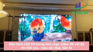Thi công màn hình LED P4 Full Color nhà hàng SaiGon - Thành Phố Móng Cái - LH: 0986774223