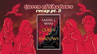 Queen of Shadows animated plot summary pt.2 👑 | Throne of Glass lore | fantasy book explained