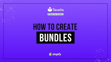 How To Create Bundles