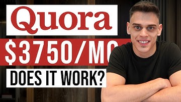 Get Paid $3,750 Using Quora Every Day (Earn Money From Quora for Free)