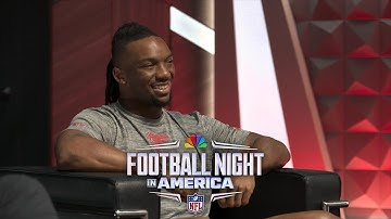 Falcons RB Bijan Robinson on playing with Michael Penix | FNIA | NFL on NBC (FULL INTERVIEW)