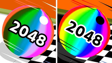 Ball Run 2048  Reverse ◀️ gameplay  Colour Run walkthrough , iOS Android New Update ( part : 692 )