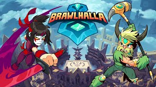 brawlhalla com meu amigo ao vivo