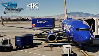 Southwest Airlines PMDG 737700 Full Flight Chicago  Las Vegas | ULTRA 4K | A MSFS Experience