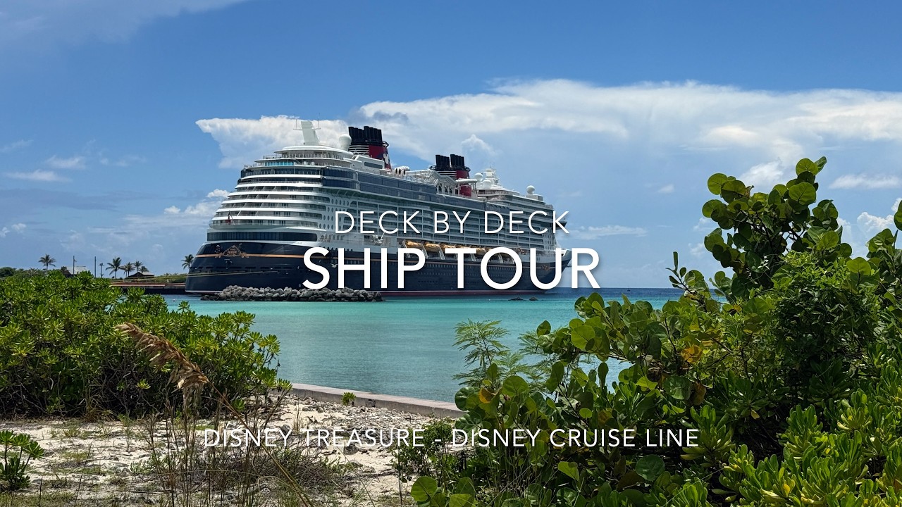 Disney Treasure Deck by Deck Walking Ship Tour August 22-29, 2026 Disney Cruise Line