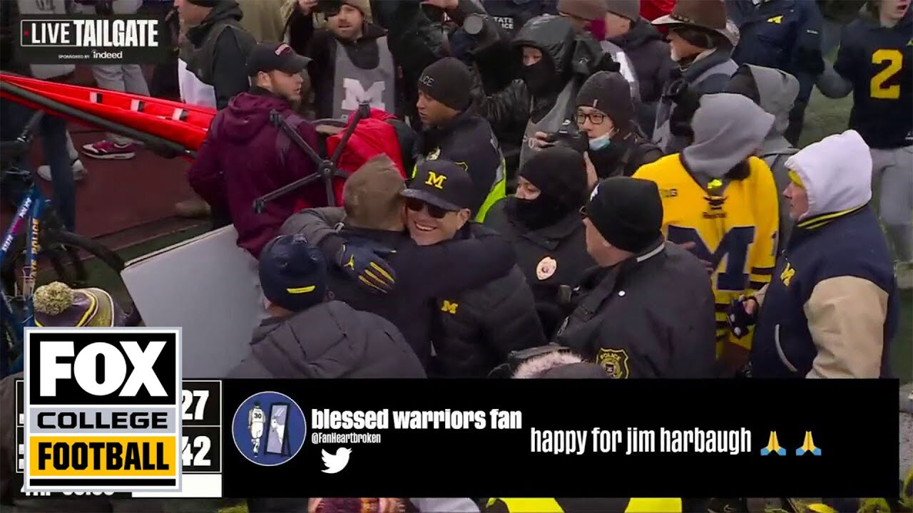 Michigan football fans suddenly love Jim Harbaugh after Ohio State ...