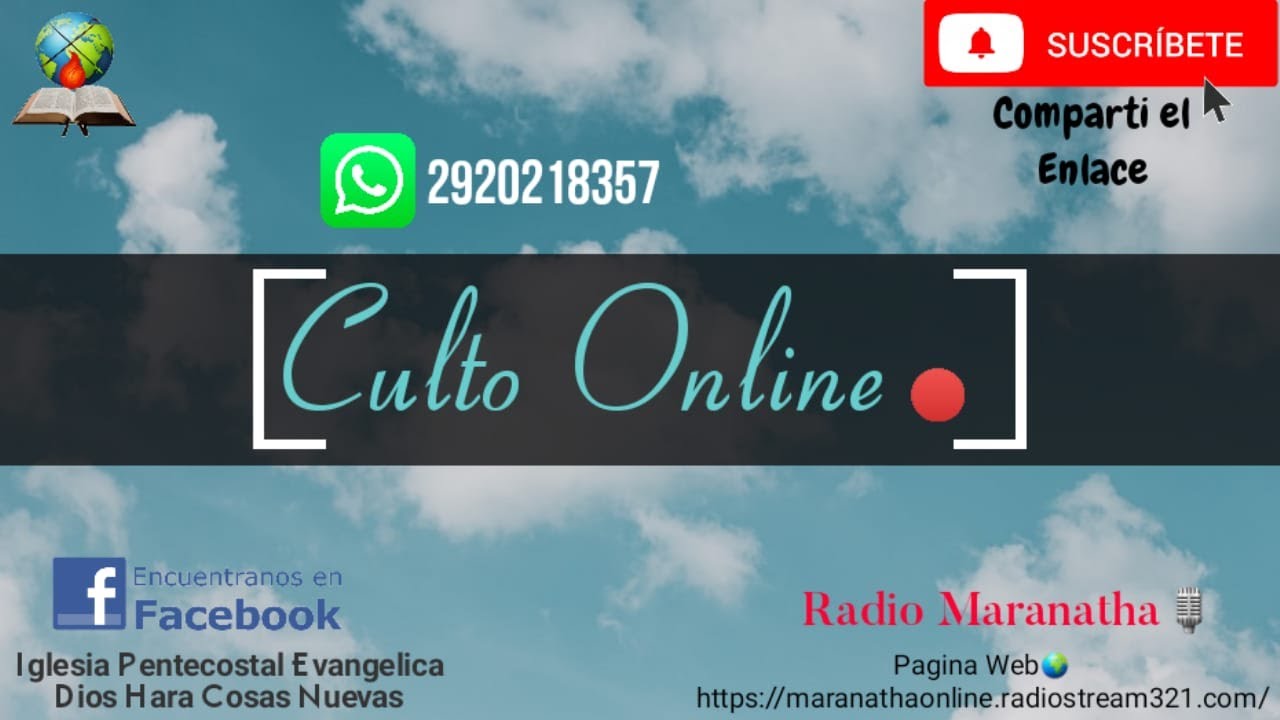  CULTO DOMINICAL en Vivo Radio Maranatha🎙️ YouTube