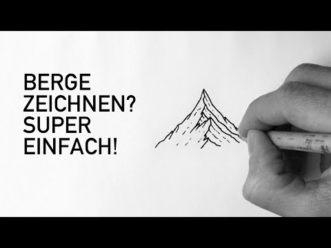 Video: Wie Man Die Berge Schritt Für Schritt Mit Dem Bleistift Zeichnet