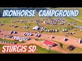 Ironhorse Campground - Sturgis South Dakota - Motorcycle Camping 2020