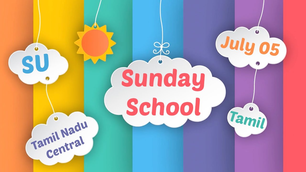 Sunday School Online (Tamil) | 05/07/2020 | Scripture Union TN Central