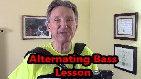 ~FREE accordion lesson, alternating bass, Dale Mathis