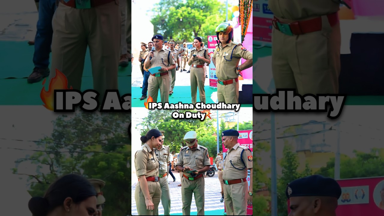 On Duty Ips Aashna Choudhary ❤️ upsc mindset 