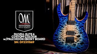 Peach Picks! | Mayones Duvell Elite 6 Custom Colour w/Pale Moon Ebony Fingerboard | SN: DF2311569