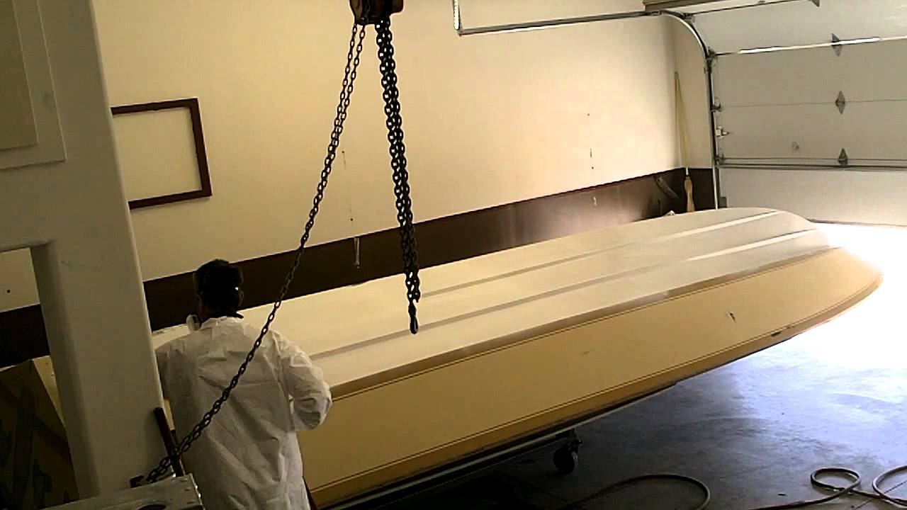 Time lapse video Gelcoat / Painting the bottom YouTube