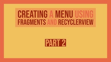 Adding a recycler view to fragment page | Part-2 | ANDROID STUDIO