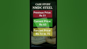 Case study of NMDC Steel. #nmdcsharenews #nmdcsteel #trending #stocks  #shorts #beststockstobuynow
