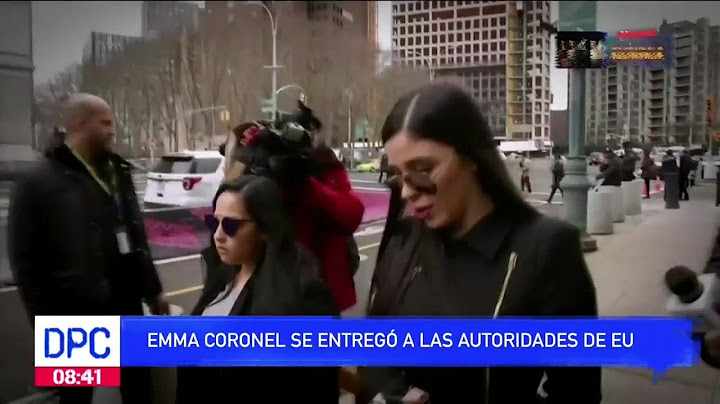 Emma Coronel se habría entregado para llegar a acuerdo | De Pisa y Corre