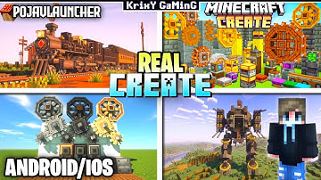 INSTALL REAL CREATE MOD ON POJAVLAUNCHER | CREATE MOD ON MINECRAFT MOBILE (ANDROID/IOS) | 2025 !