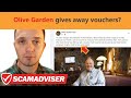 Olive Garden free voucher on Facebook - is it scam or legit giveaway from Dave George?