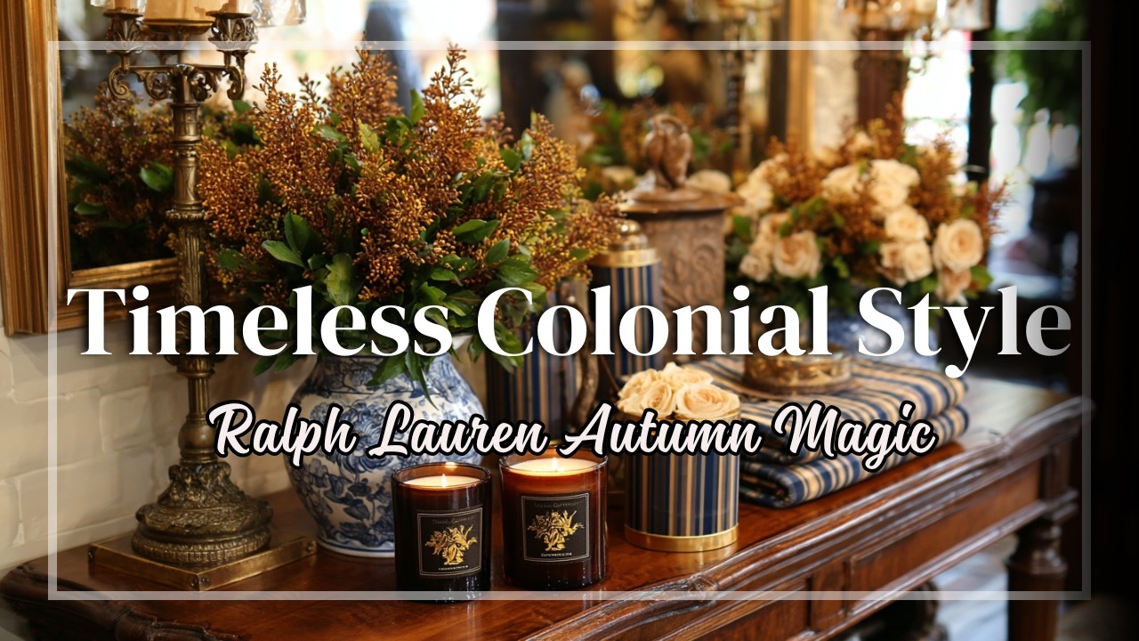 Ralph Lauren Colonial Entryway | Autumn 2025 Grand Welcome - YouTube