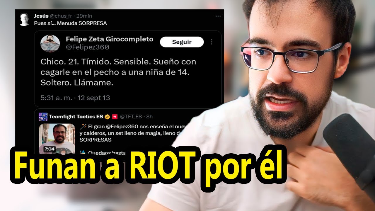 Riot y TFT funados por colaborar con Felipez - YouTube