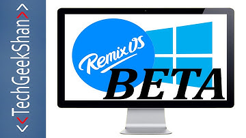 Install Remix OS BETA on Hard drive[WIN 10/Dual-Boot /EFI]