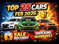 Top 25 Best Selling Cars in India Feb 2026 🔥 | Nexon No.1 | Dzire, Punch, Creta Sales Report