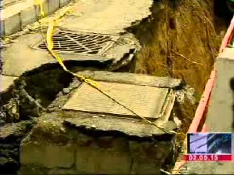 ბარნოვის ქუჩაზე გზის ჩამოშლის შედეგად შენობებს  ნგრევის საფრთხე ემუქრებათ