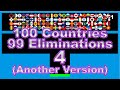 [Another Version]100 countries & 99 times elimination4 -marble race in Algodoo- | Marble Factory 2nd