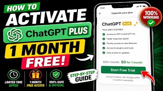 How to Activate ChatGPT Plus (Step-by-Step Guide) 🔥 | Latest Method 2026