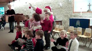 Aiden Christmas Program Santa