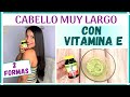 VITAMINA E PARA EL CRECIMIENTO DEL CABELLO - 2 Formas De Aplicarla!