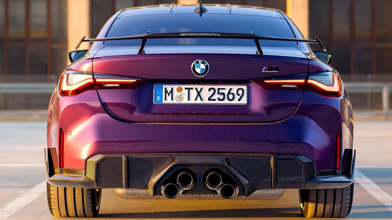 2023 BMW M4 Competition (Purple Silk) with BMW M Performance Parts