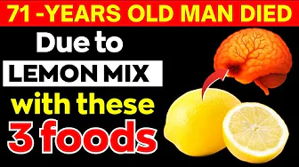 SENIORS: Never Mix Lemon With THESE 3 Foods! | Senior Health