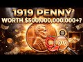 1919 Wheat Penny Value? Rare Lincoln Cent Worth Money! #rarecoins #uscoins