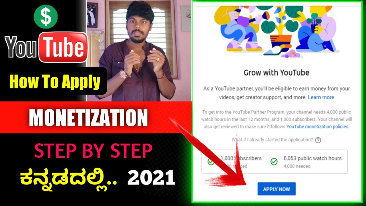 How To Apply For Youtube Monetization In 2021 😉| Enable Youtube ...