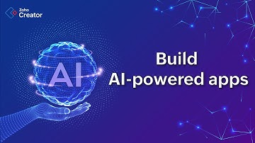 Build Apps Using AI: Introducing Zia Assistance in Zoho Creator