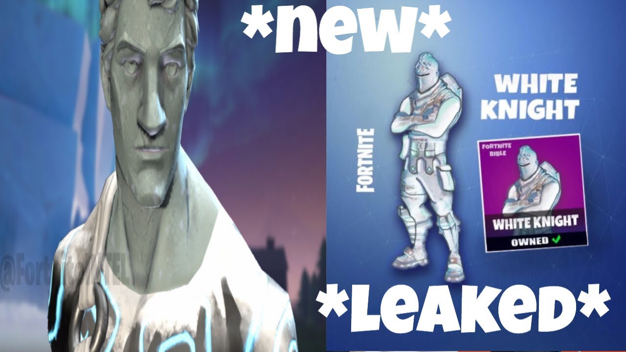 white knight fortnite skin