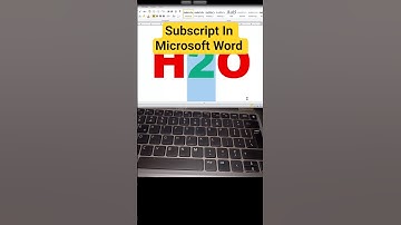 Computer 🖥️ Shortcut key||Subscript in Microsoft Word #shorts #computer
