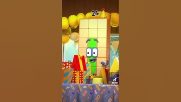 Numberblocks 24, 15 and 12 edit tiktok | Numberblock 24 #numberblocks