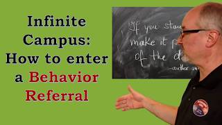 Campus: Adding a Behavior Referral