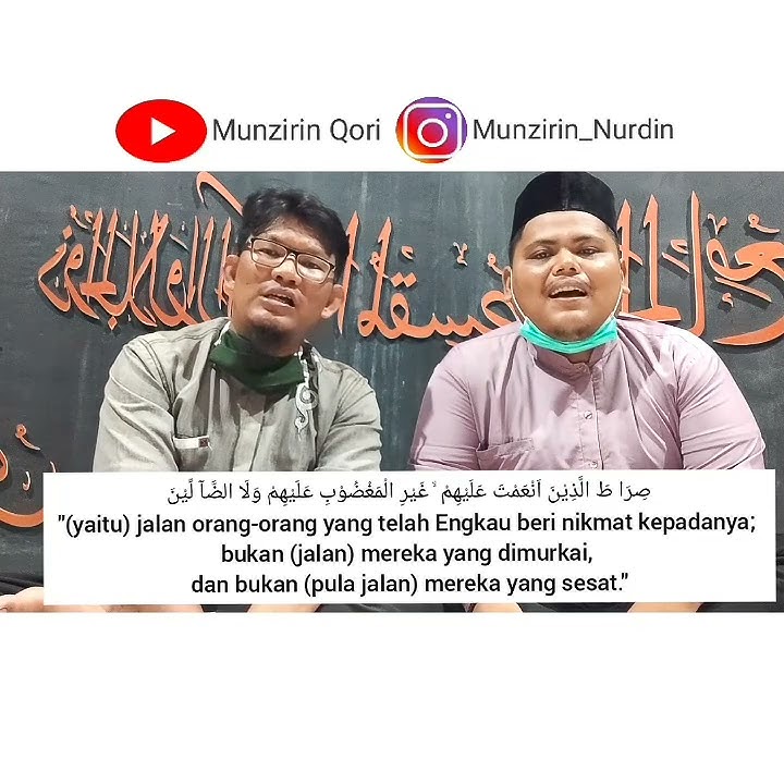 Meniru alfatihah anas bourak